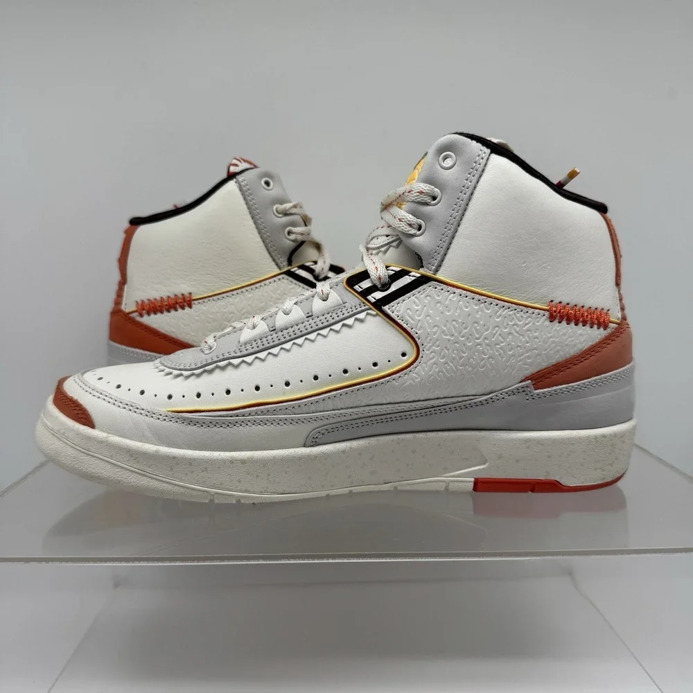 Men's Air Jordan Retro 2 II Maison Chateau Rouge Chicago Youth DO5254-180 Size 9